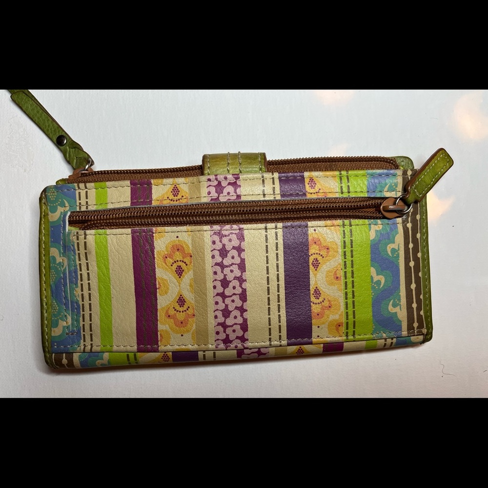 Fossil wallet, multicolor
